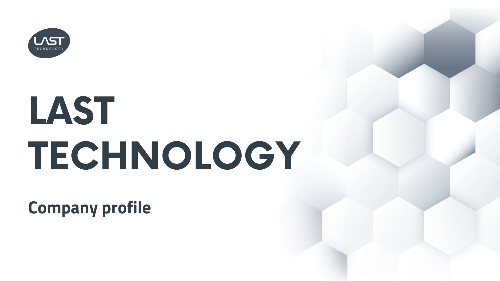 Last Technology Srl Company Profile Brochure